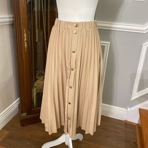 Byinns Button Down Ruffle A-Line skirt